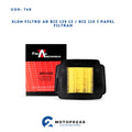 Elem Filtro Ar Biz 125 12 / Biz 110 I Papel Filtran