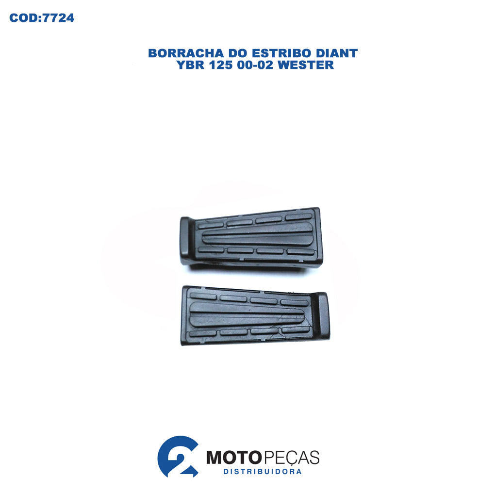 Borracha do Estribo Diant YBR 125 00/02 Wester