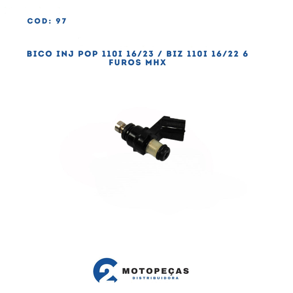 Bico Inj Pop 110I 16/23 / Biz 110I 16/22 6 Furos MHX